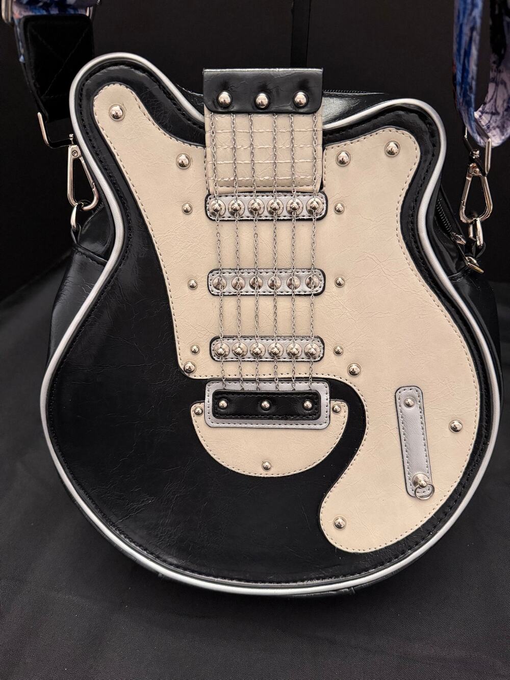 Rocker Streetwear NWOT Vintage-Inspired Electric Guitar Crossbody Bag 13x11x2.5